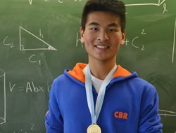 Wanghao Zhu, aluno CBR, alcança medalha de ouro nas XXXIV Olimpíadas Portuguesas de Matemática